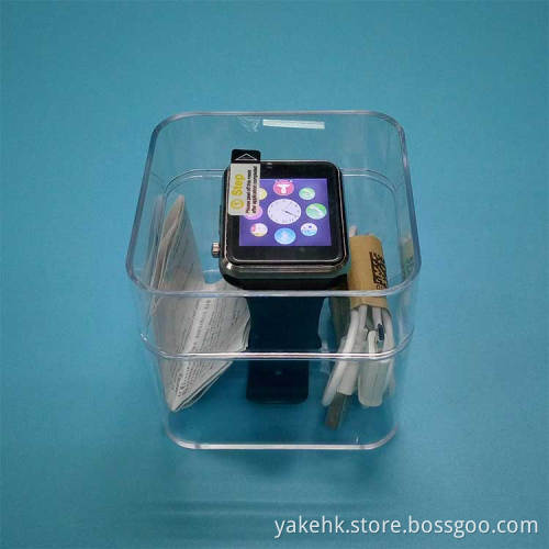 Smart Watch Display Box Factory Custom Made Fashion Clear Plastic Boxes